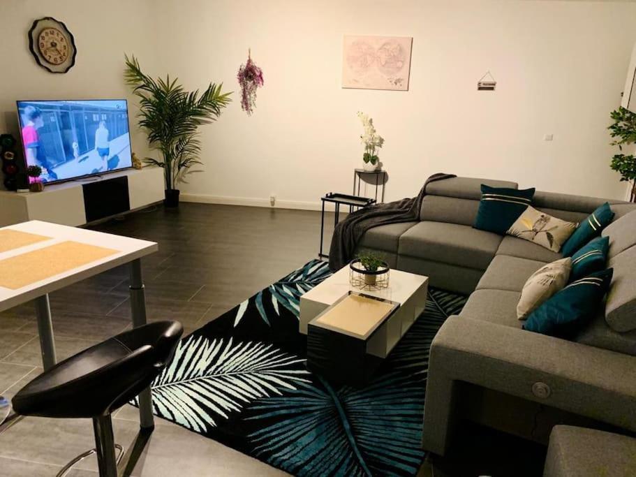 Grand Appartement 2 Chambres 5 Pers Max, Vue Panoramique Avec Parking Mulhouse Exterior photo